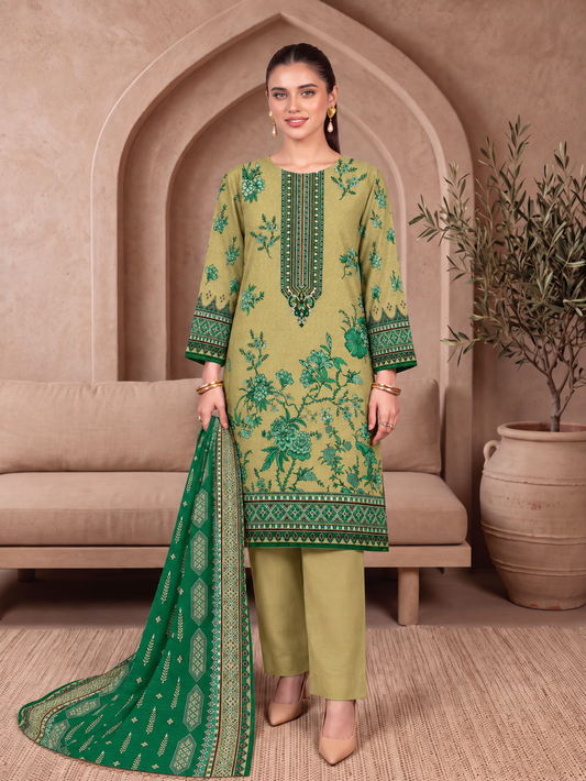 Khaddar Mehak 3-Piece Suit Vol 3 (Design 2)