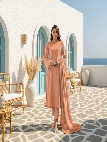 Unstitched Jacquard Brosha 3 Piece