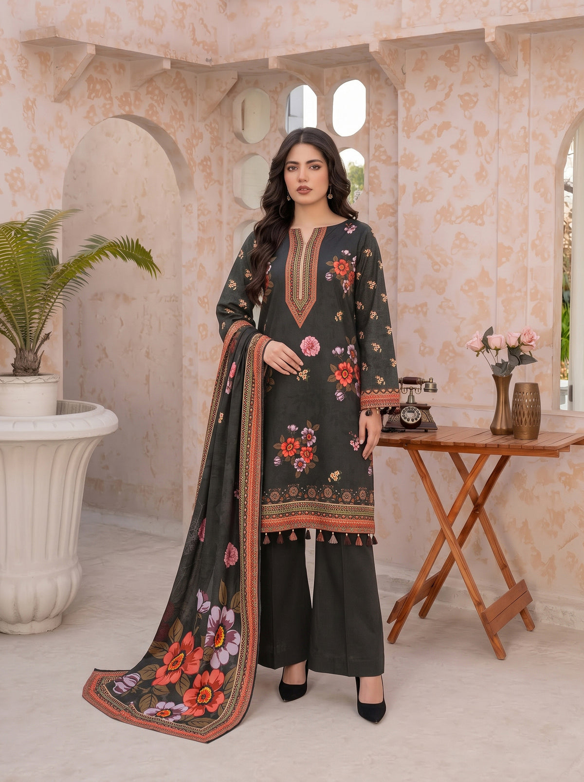 Roha Khaddar Printed Suit Vol 1 (Design 7)