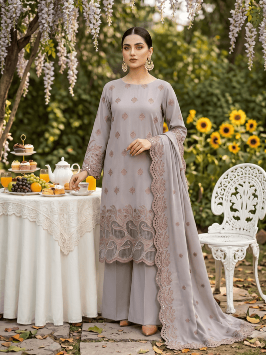 Teal 3-Piece Lawn Suit