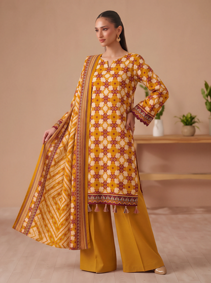 Khaddar Mehak 3-Piece Suit