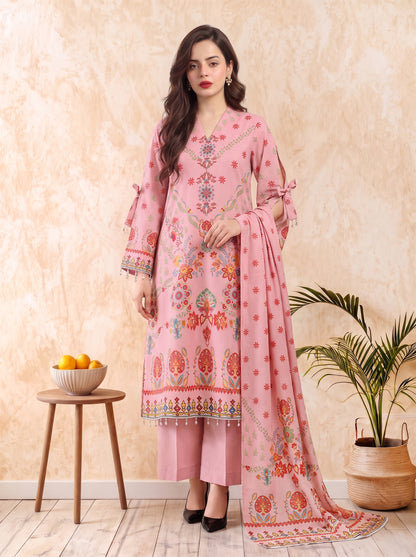 Areeqa Vol 2 Printed 3-Piece Suit (Design 7)