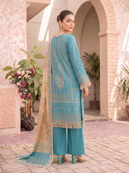 Khumar Vol 2 Printed 3-Piece Suit (Design 2)