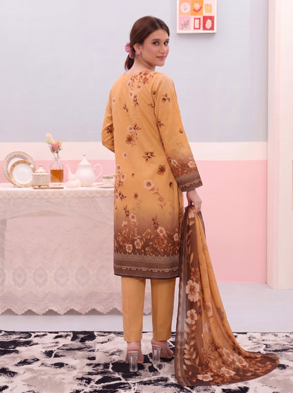 Areeqa Vol 1 Printed 3-Piece Suit (Design 3)