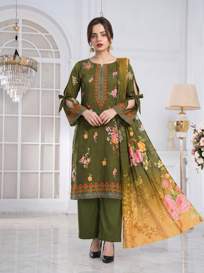 Roha Khaddar Printed Suit Vol 2 (Design 3)