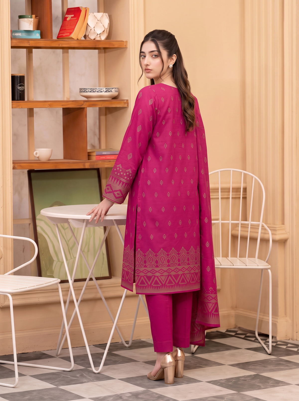 Saqaafah – 3 Piece Printed Lawn Suit