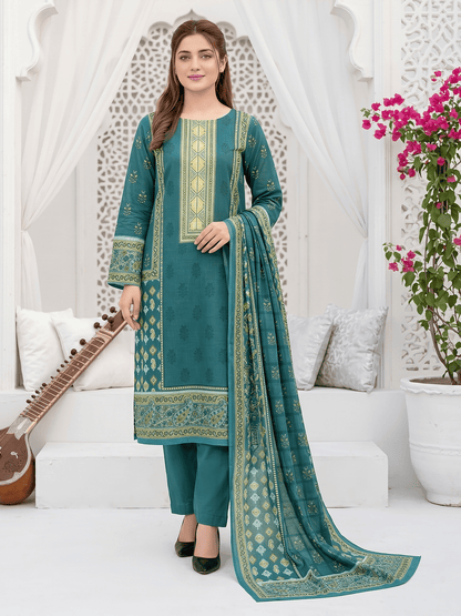 Unstitched Printed Lawn 3 Piece Suit