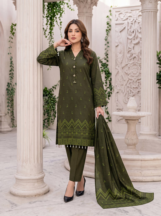 Libas e Khas Karandi 3-Piece Printed Suits Vol 2 (Design 5)