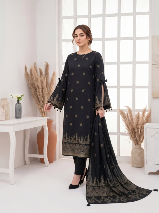 Brosha Saqaafah Vol 3 Printed 3-Piece Suit  (Design 10)