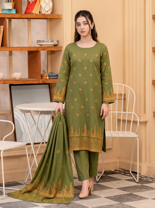 Saqaafah – 3 Piece Printed Lawn Suit