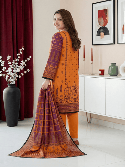 Unstitched Printed Lawn 3 Piece