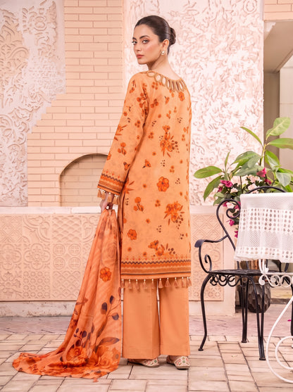 Khumar Vol 2 Printed 3-Piece Suit (Design 3)