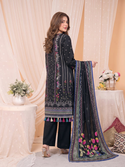 Khumar Vol 1 Printed 3-Piece Suit (Design 1)