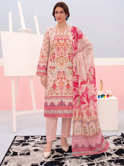 Areeqa Vol 1 Printed 3-Piece Suit (Design 4)