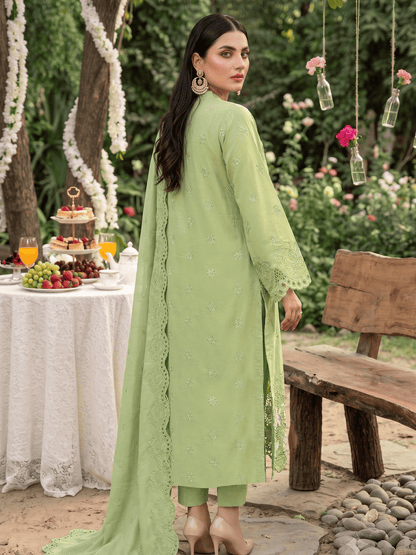 Teal 3-Piece Lawn Suit
