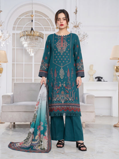Roha Khaddar Printed Suit Vol 2 (Design 2)