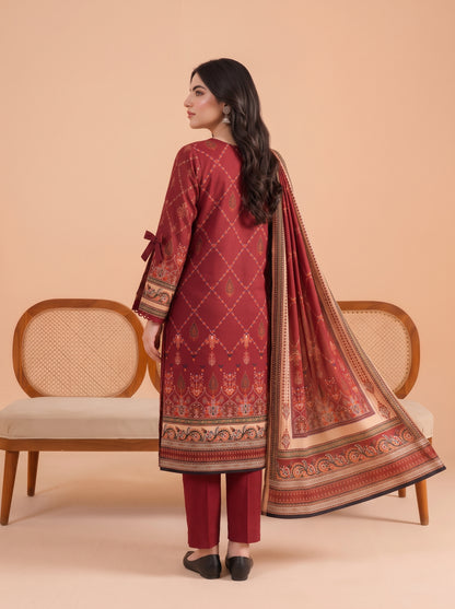 Mayal – 3 Piece Printed Suit  Vol 2 (Design 03)