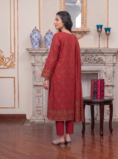 Saqaafah – 3 Piece Printed Lawn Suit