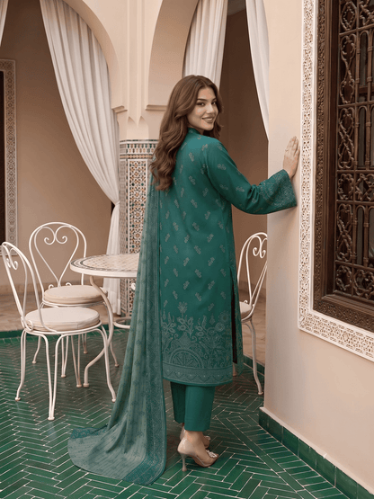 Unstitched Printed Lawn 3 Piece