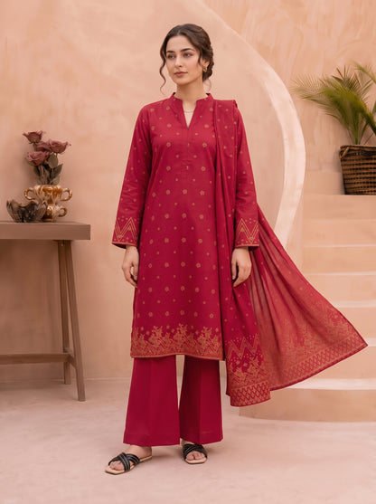 Libas e Khas Karandi 3-Piece Printed Suits Vol 1 (Design 4)