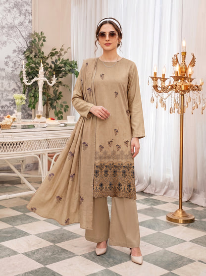 Abraj – 3 Piece Embroidered Suit