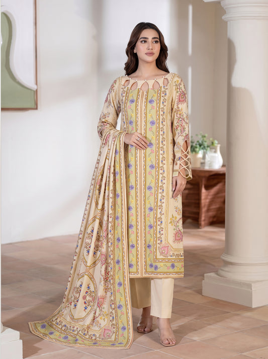 Gul-e-Saher – 3 Piece Printed Lawn Suit