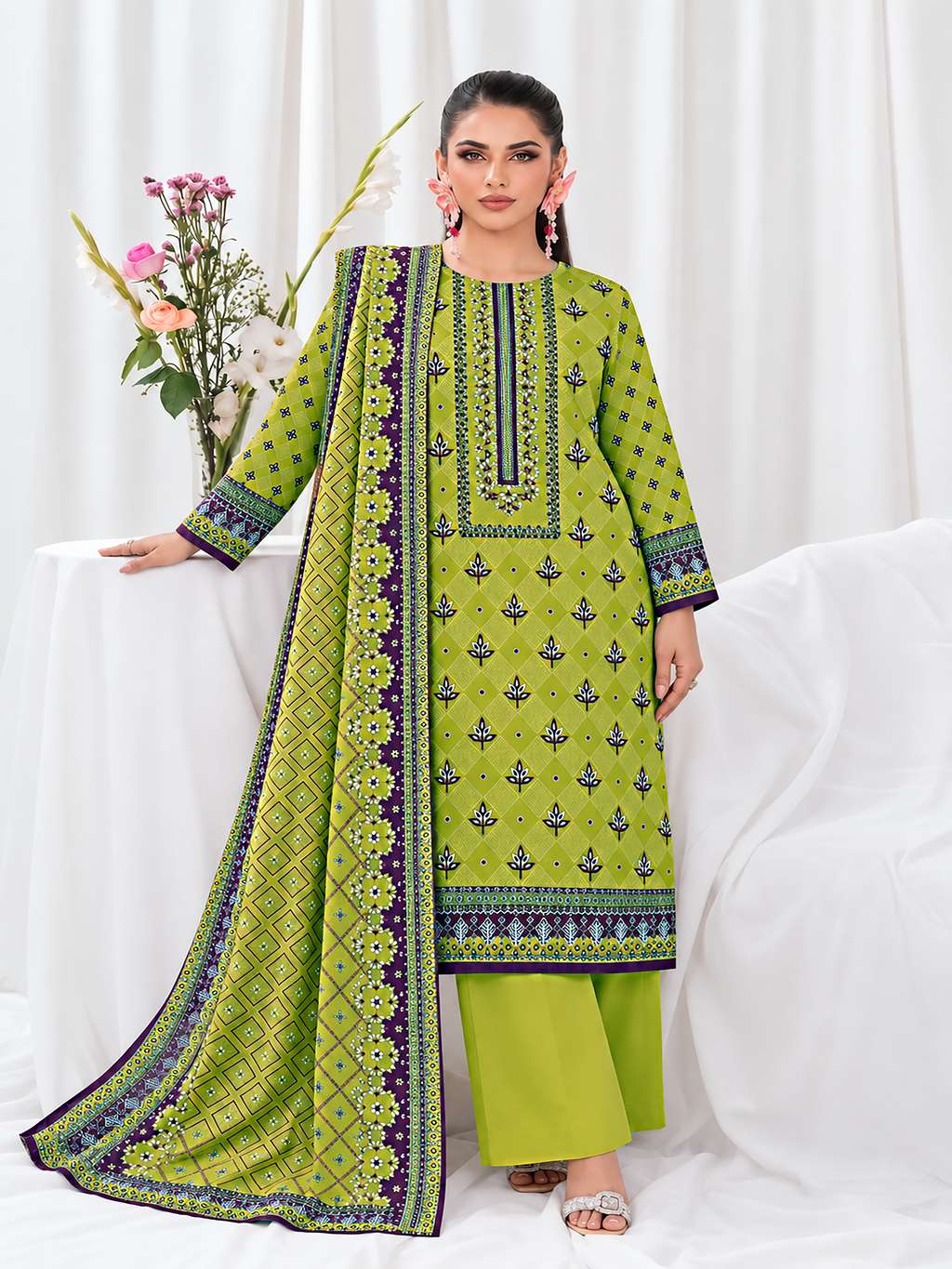 Khaddar Mehak 3-Piece Suit Vol 4 (Design 7)