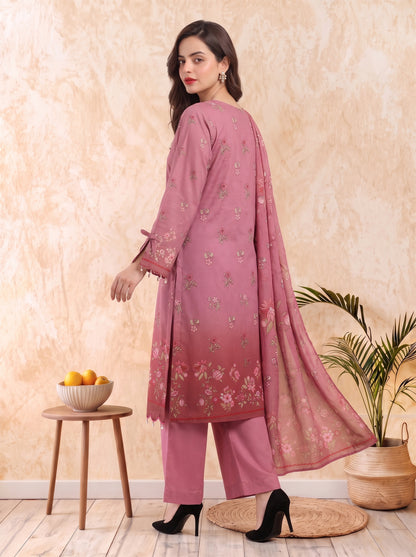 Areeqa Vol 2 Printed 3-Piece Suit (Design 2)