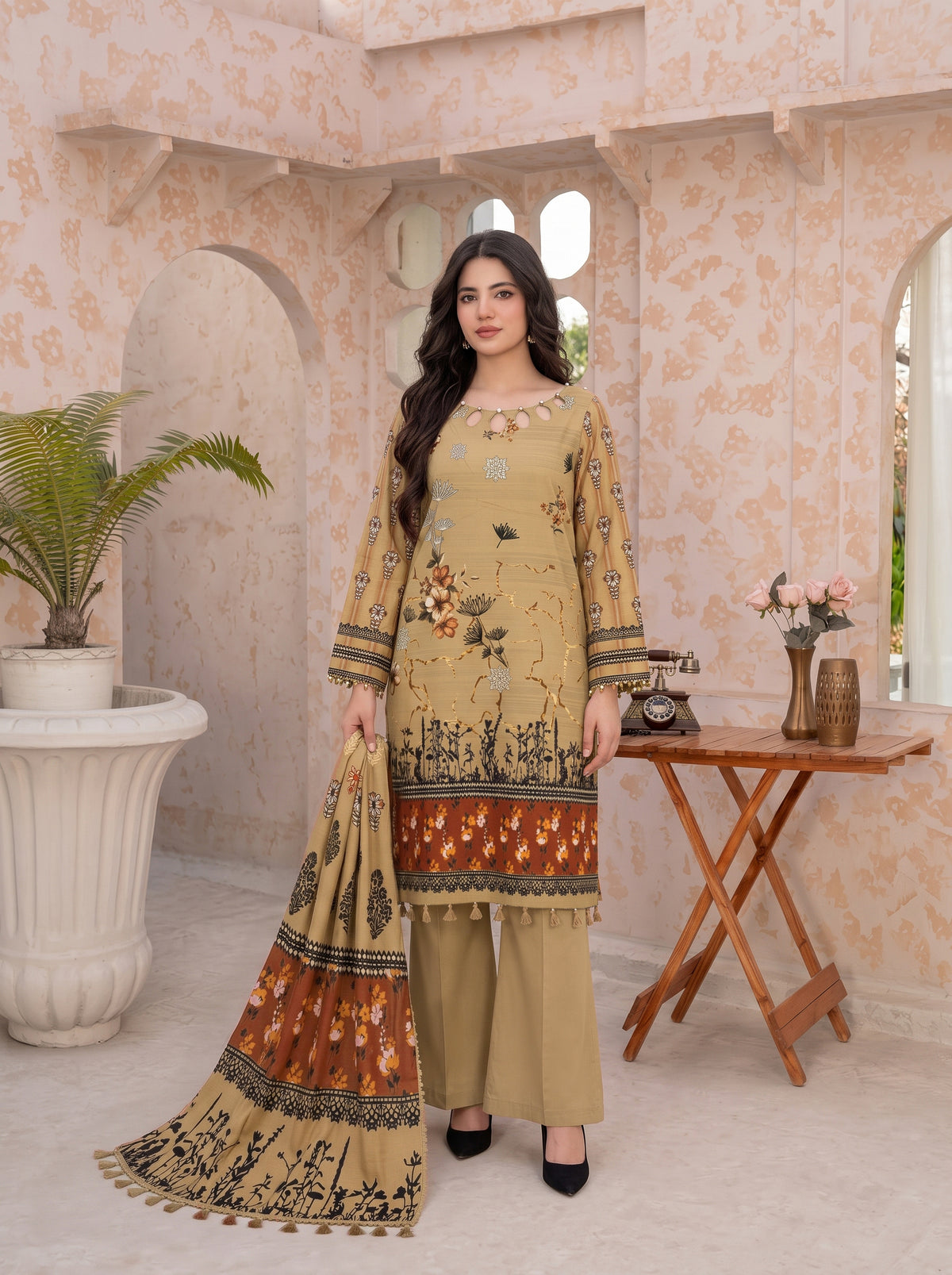 Roha Khaddar Printed Suit Vol 1 (Design 2)