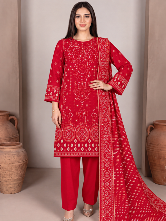 Khaddar Mehak 3-Piece Suit Vol 3 (Design 5)