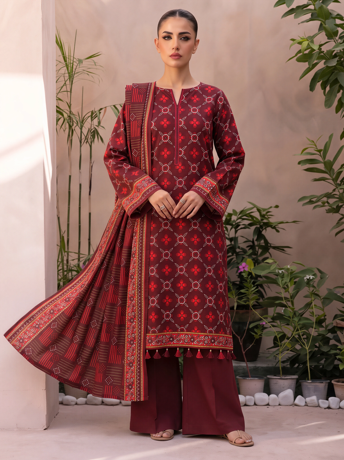 Khaddar Mehak 3-Piece Suit