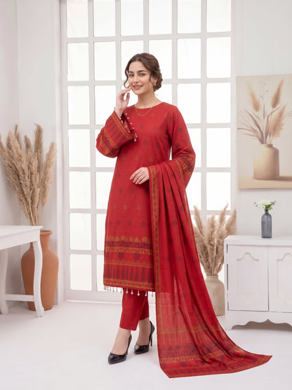 Saqaafah – 3 Piece Printed Lawn Suit