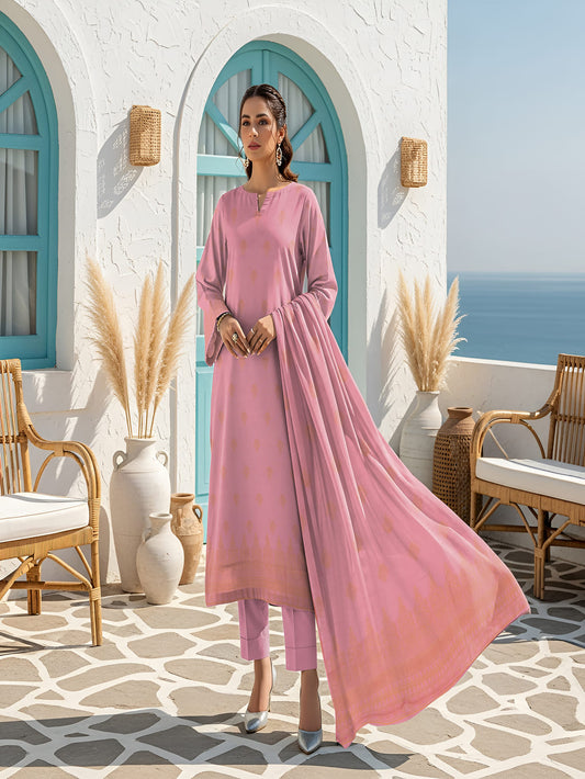 Unstitched Jacquard Brosha 3 Piece