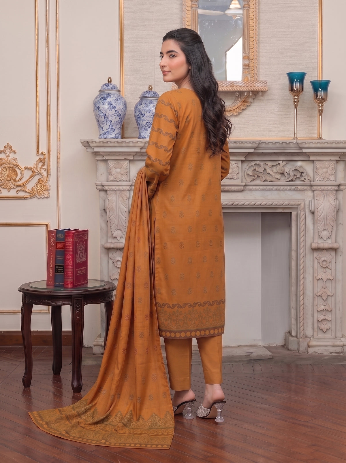 Saqaafah – 3 Piece Printed Lawn Suit
