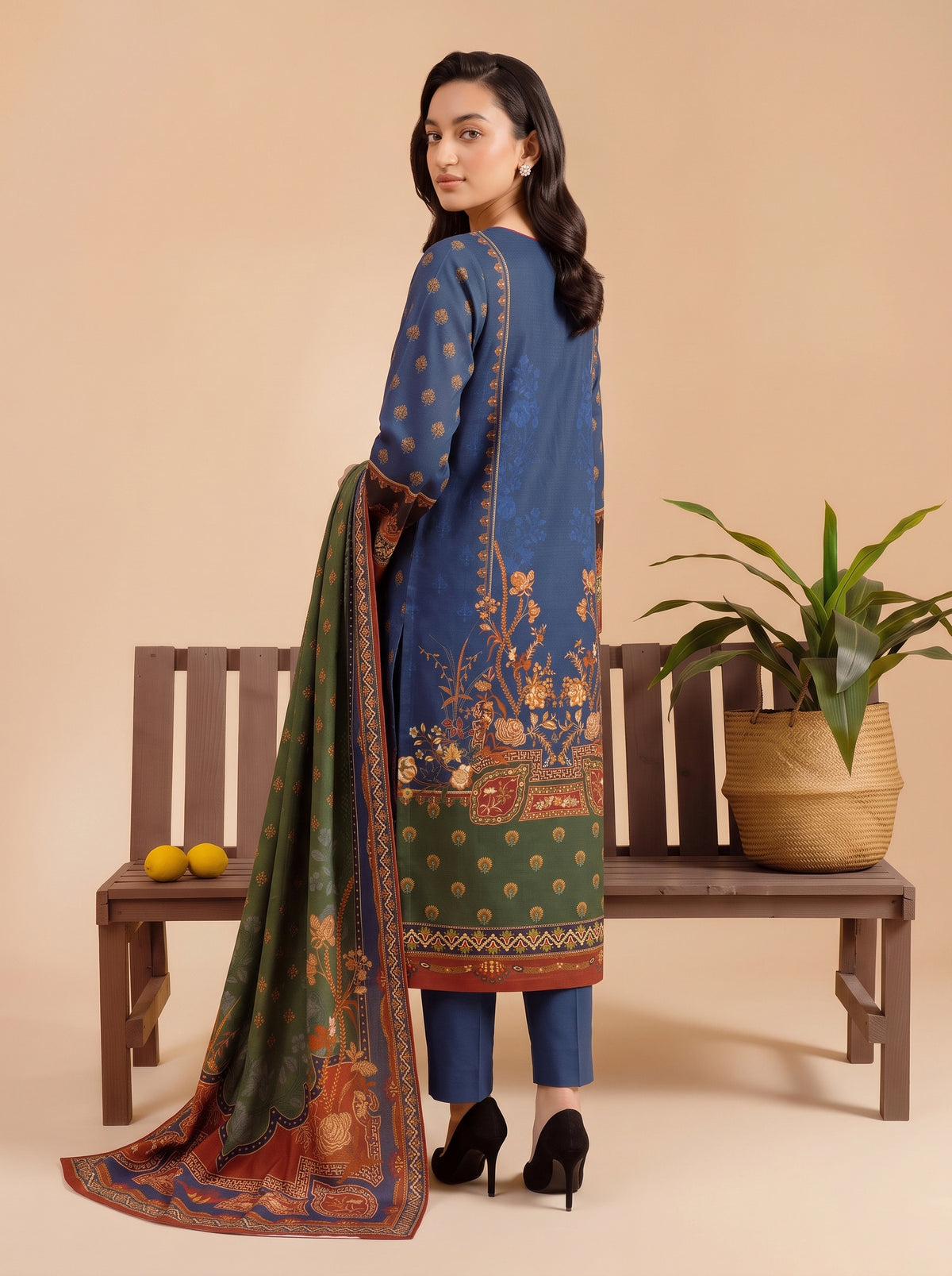 Mayal – 3 Piece Printed Suit  Vol 2 (Design 05)