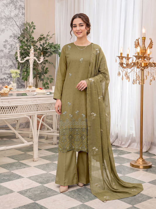 Abraj – 3 Piece Embroidered Suit