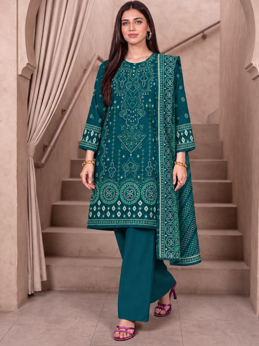 Khaddar Mehak 3-Piece Suit Vol 3 (Design 6)