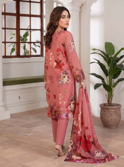 Gul-e-Saher – 3 Piece Printed Lawn Suit