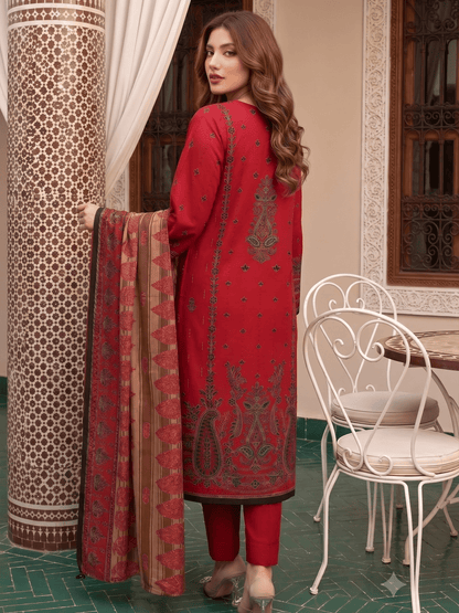 Unstitched Printed Lawn 3 Piece