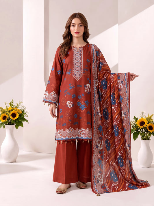 chanchal  Khaddar Printed Suit Vol 1 (Design 4)