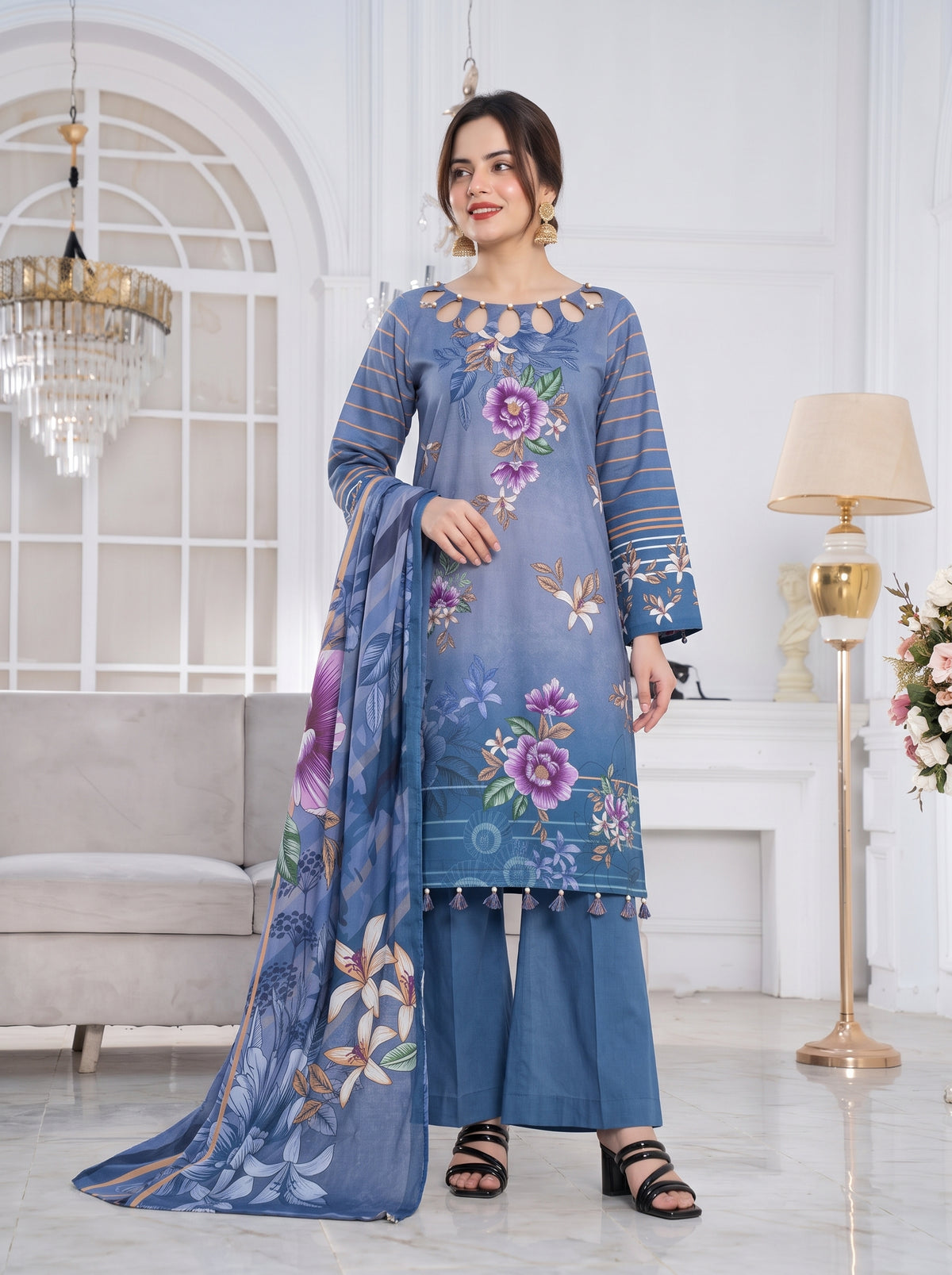 Roha Khaddar Printed Suit Vol 2 (Design 4)