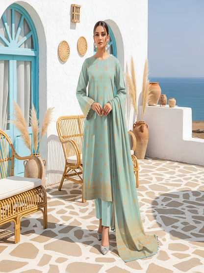 Unstitched Jacquard Brosha 3 Piece