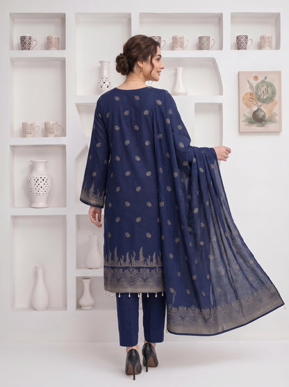 Saqaafah – 3 Piece Printed Lawn Suit