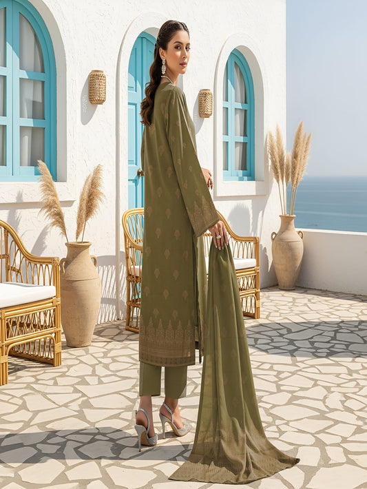 Unstitched Jacquard Brosha 3 Piece