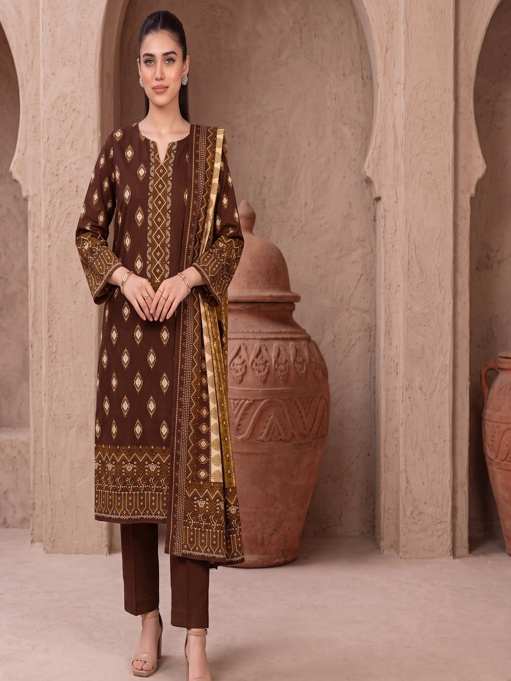 Khaddar Mehak 3-Piece Suit Vol 3 (Design 7)