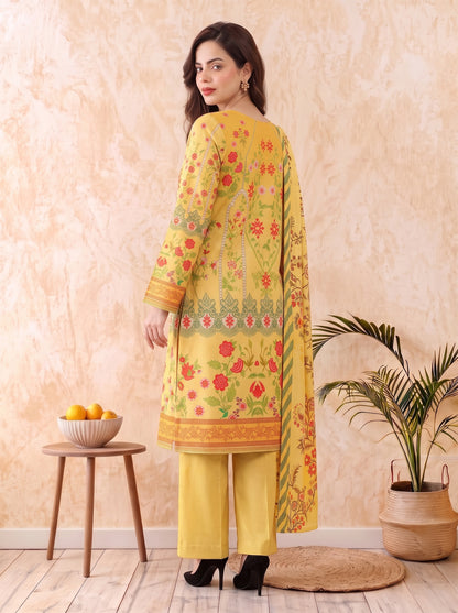 Areeqa Vol 2 Printed 3-Piece Suit (Design 1)