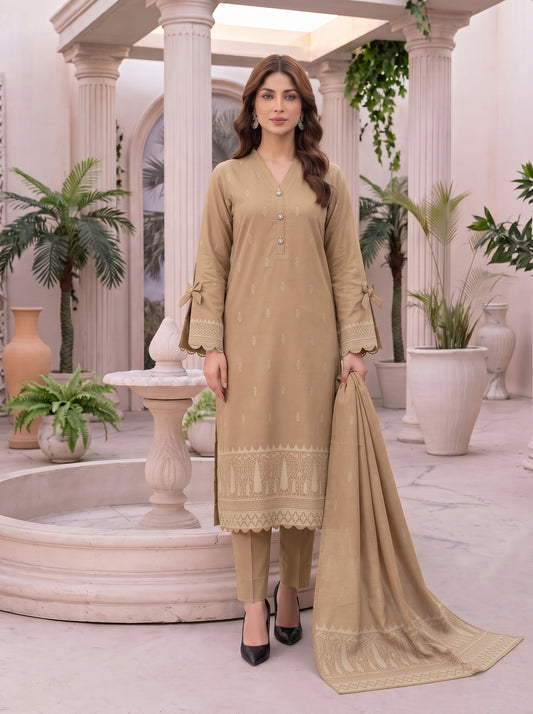 Libas e Khas Karandi 3-Piece Printed Suits Vol 1 (Design 1)