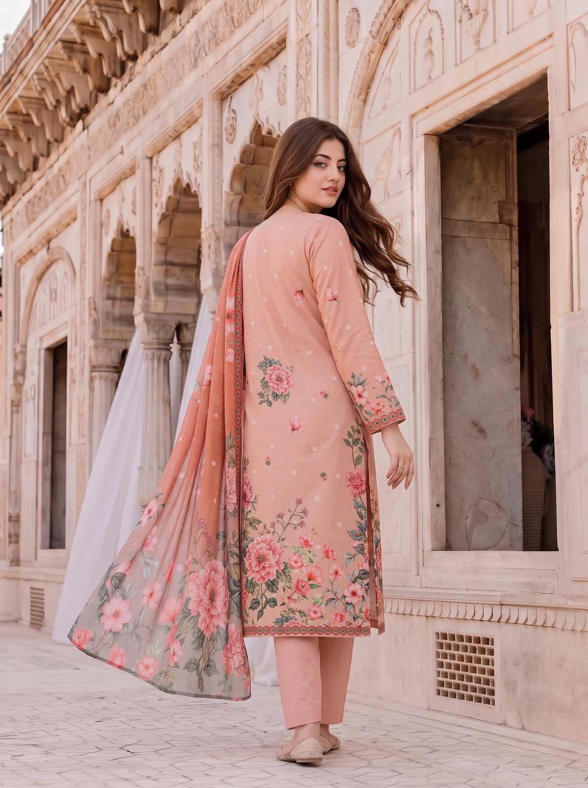 Gul-e-Saher – 3 Piece Printed Lawn Suit