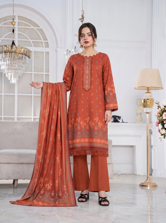 Roha Khaddar Printed Suit Vol 2 (Design 1)