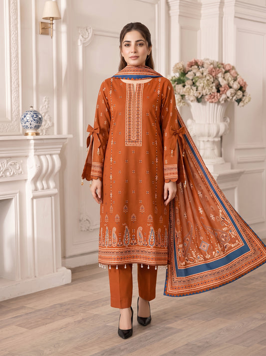 Mayal – 3 Piece Printed Suit  Vol 3 (Design 1)